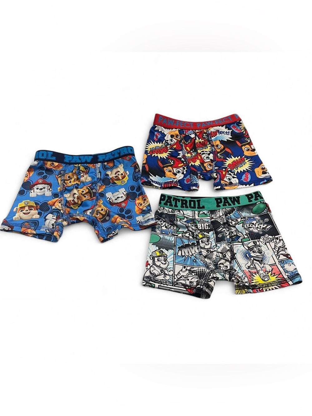 Toddler Boy 2T 3T Paw Patrol Boxer Briefs 3 Pack Multicolored Toddler Underwear